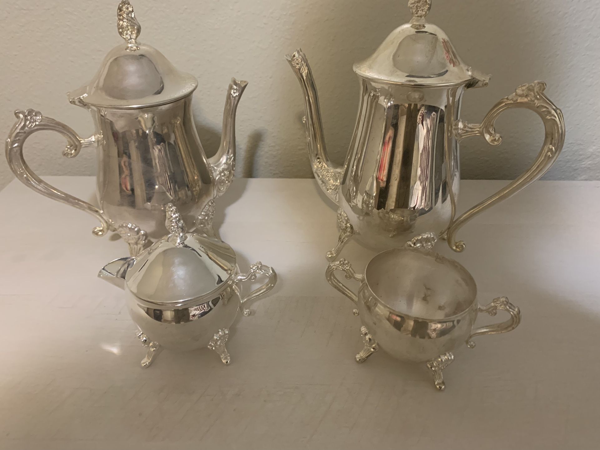 4 pieces silver plated not used