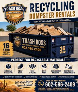 Peoria Trash Boss Dumpster