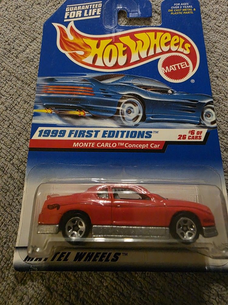 1999 Hot Wheels First Editions Monte Carlo Concept Car