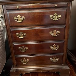 Wooden Nightstand-American Drew brand