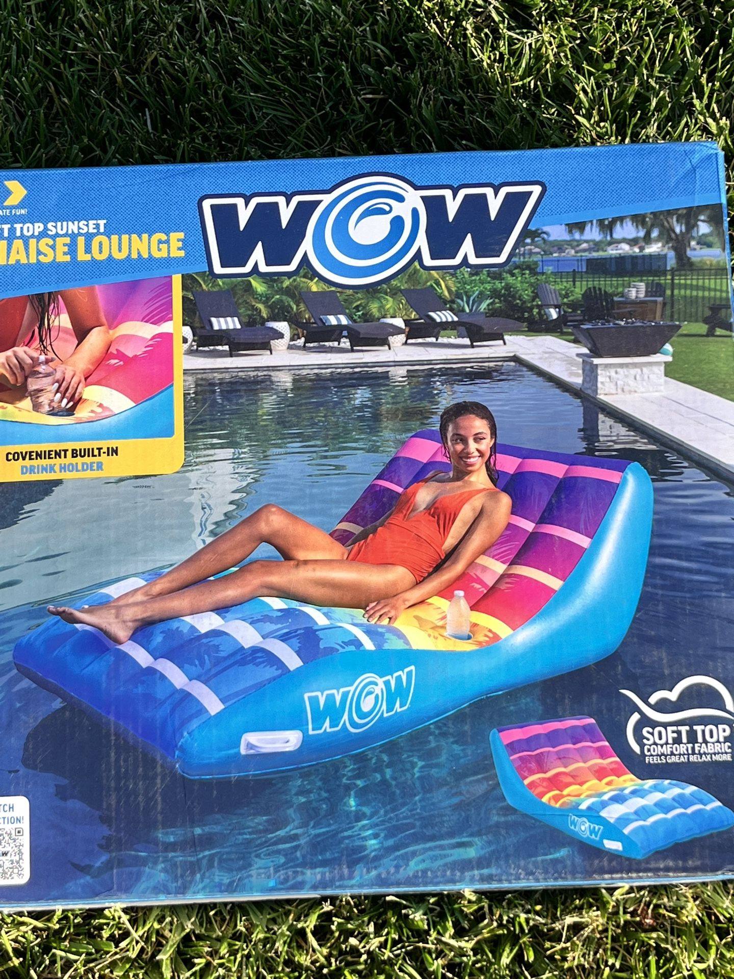WOW inflatable Pool And Beach Chair