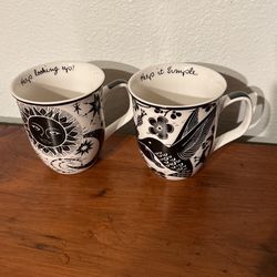 Karma Hummingbird And Rare Sunshine/Moon Coffee Mugs