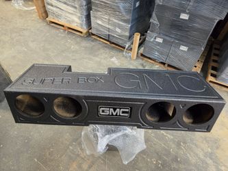 Custom 2019-2026 Gmc Sierra Crew Cab Subwoofer Box Quad 8" SLT SLE AT4 DENALI