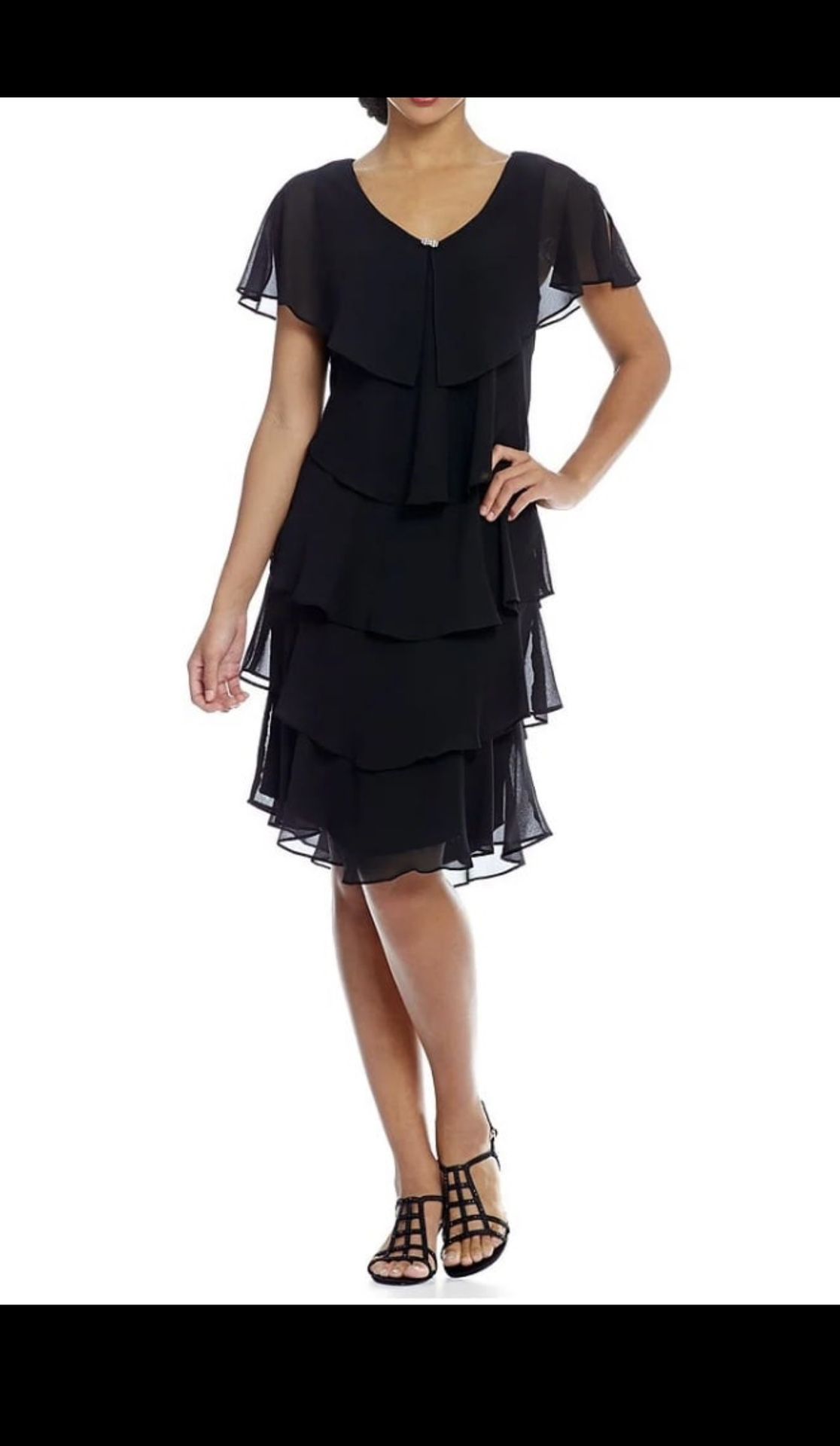 Black layers women’s dress size 10