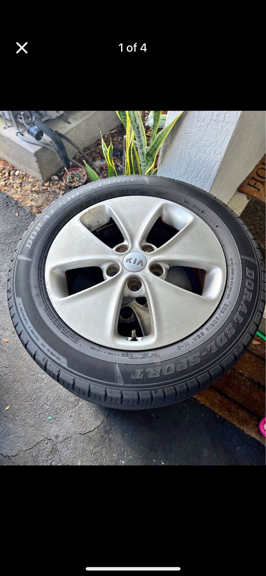 16 inch Kia tires and rims