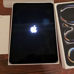 Apple iPad Pro M4 11 inch 256GB Space Black T-Mobile Unlocked 100 Percent Battery Life Little Use Perfect Condition