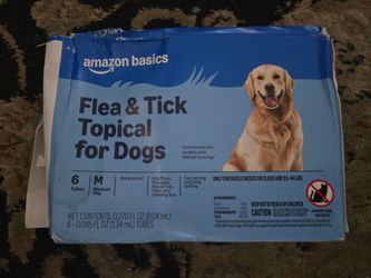 Dogs Flea And Ticks, 6 tubes, M dogs
