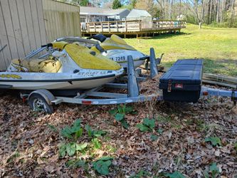 Jet ski's in trailer