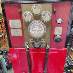 RARE 1930s B.F. Goodrich "Heyer System" Battery Tester & Charger - Art Deco Automobilia