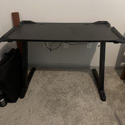 44.5” Z1-S Pro Gaming Desk with LED Lights