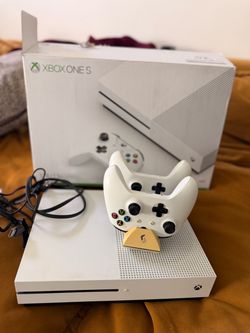 Xbox One S with 2 rechargeable controllers