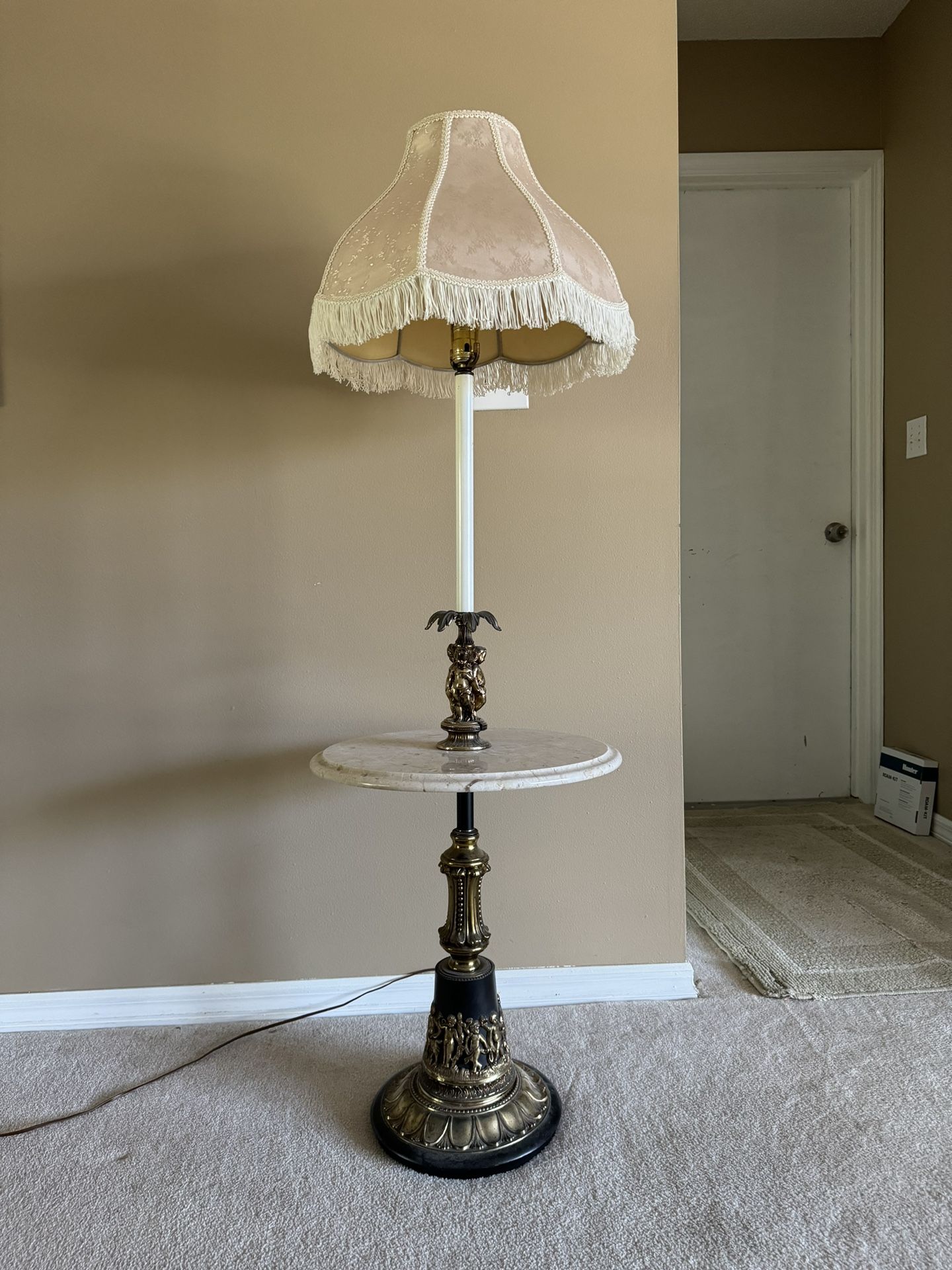 Italian Table Top Floor Lamp