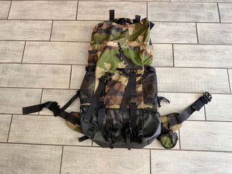 RARE TECPACK French Military Rucksack – 2006 CCE Woodland Camo