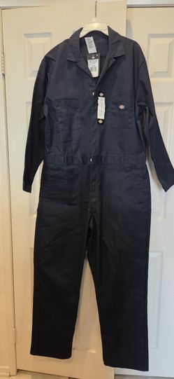 ​NWT Dickies Men’s Long Sleeve Coveralls – Size XL Regular (Dark Navy)