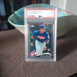 2014 Topps Chrome Jose Ramirez Rookie PSA 6