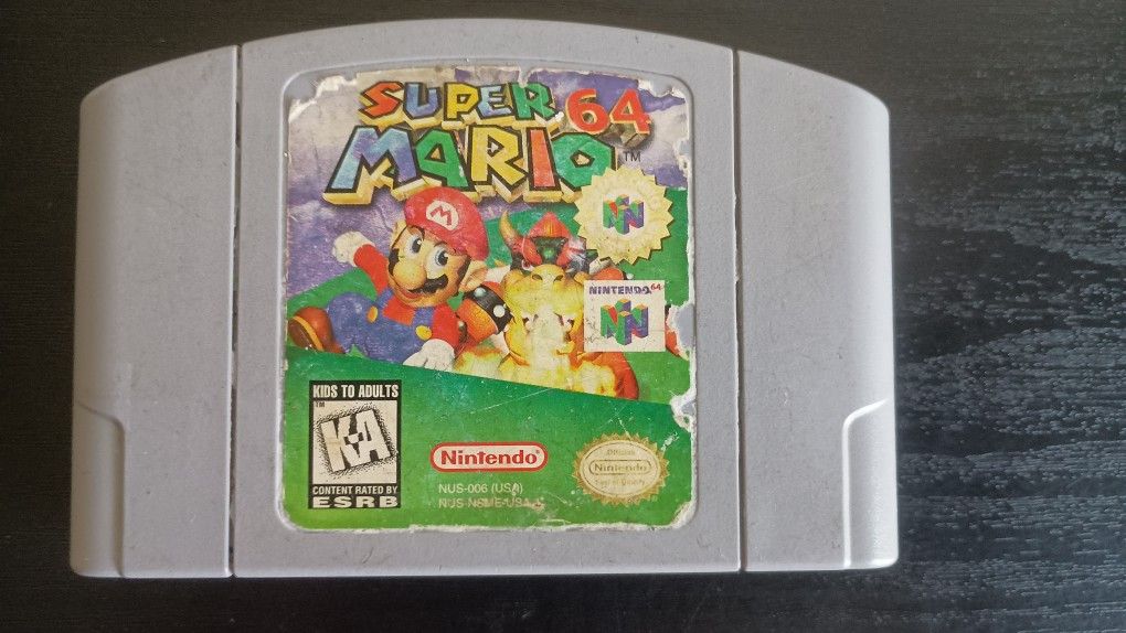 Nintendo 64 Super 64 Mario Game 