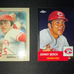 Johnny Bench - 2 Cards!!!