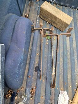 Antique ladder jacks