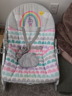 Baby girl rocker chair