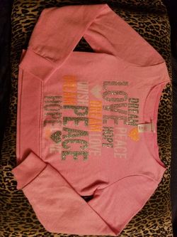 Justice sweatshirt-size 6 great shape worn once