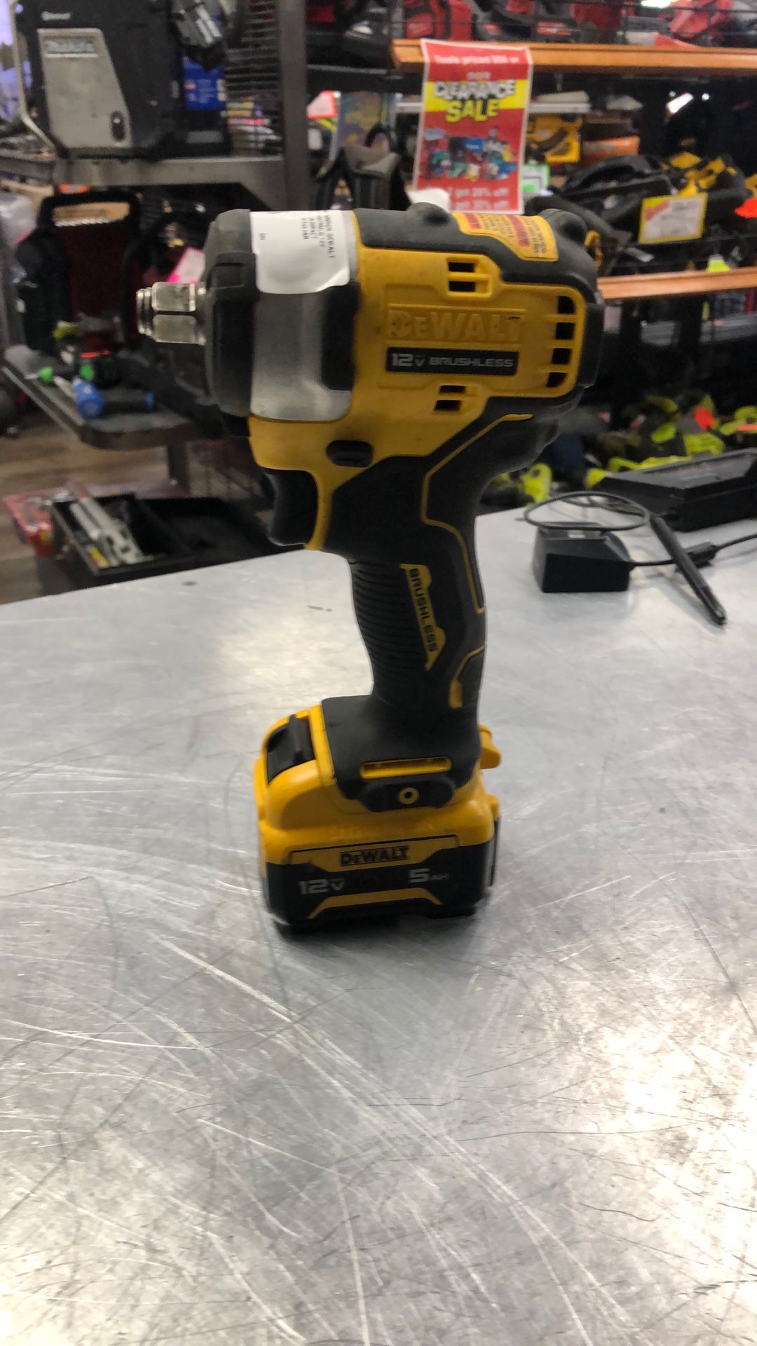 1003 Dewalt DCF901 12v Lithium Ion 1/2”impact Wrench W/ 5.0ah Battery 006041