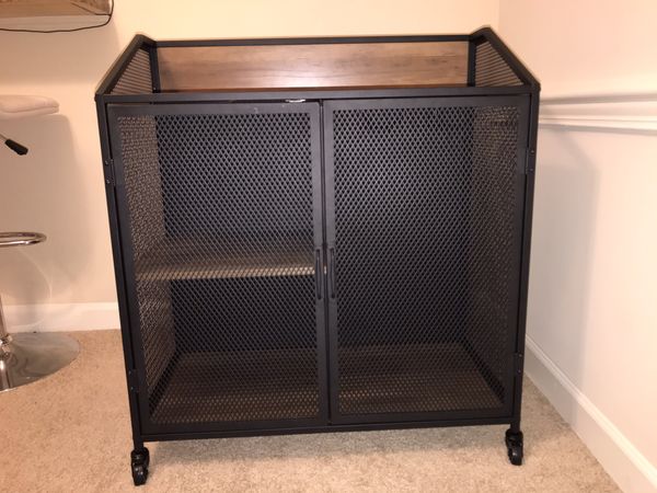 Modern Metal Bar Cabinet for Sale in Memphis, TN - OfferUp