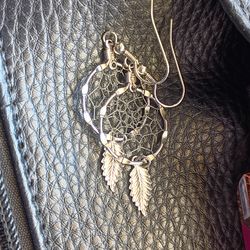 Dreamcatcher earrings