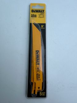 DeWalt Reciprocating Saw Blades 6” 14 TPI