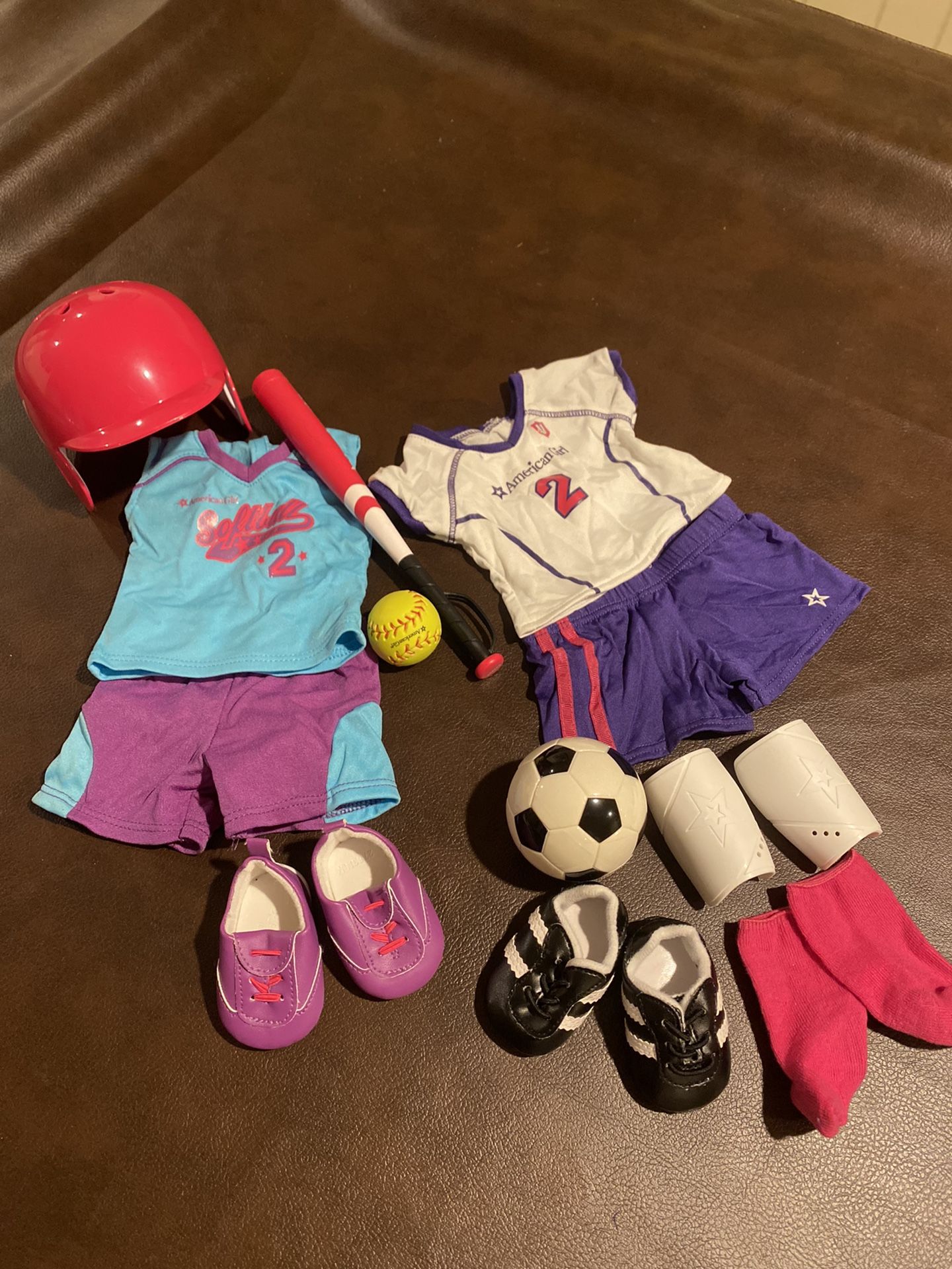 American Girl Doll Sports Uniforms/Gear