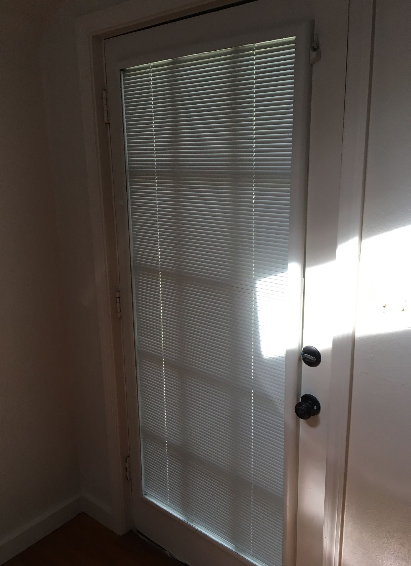 Mini blinds, shads, covers for French doors