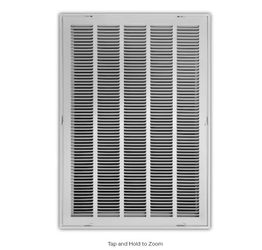 A000707A Everbilt 20 in. x 30 in. Steel Return Air Filter Grille in White