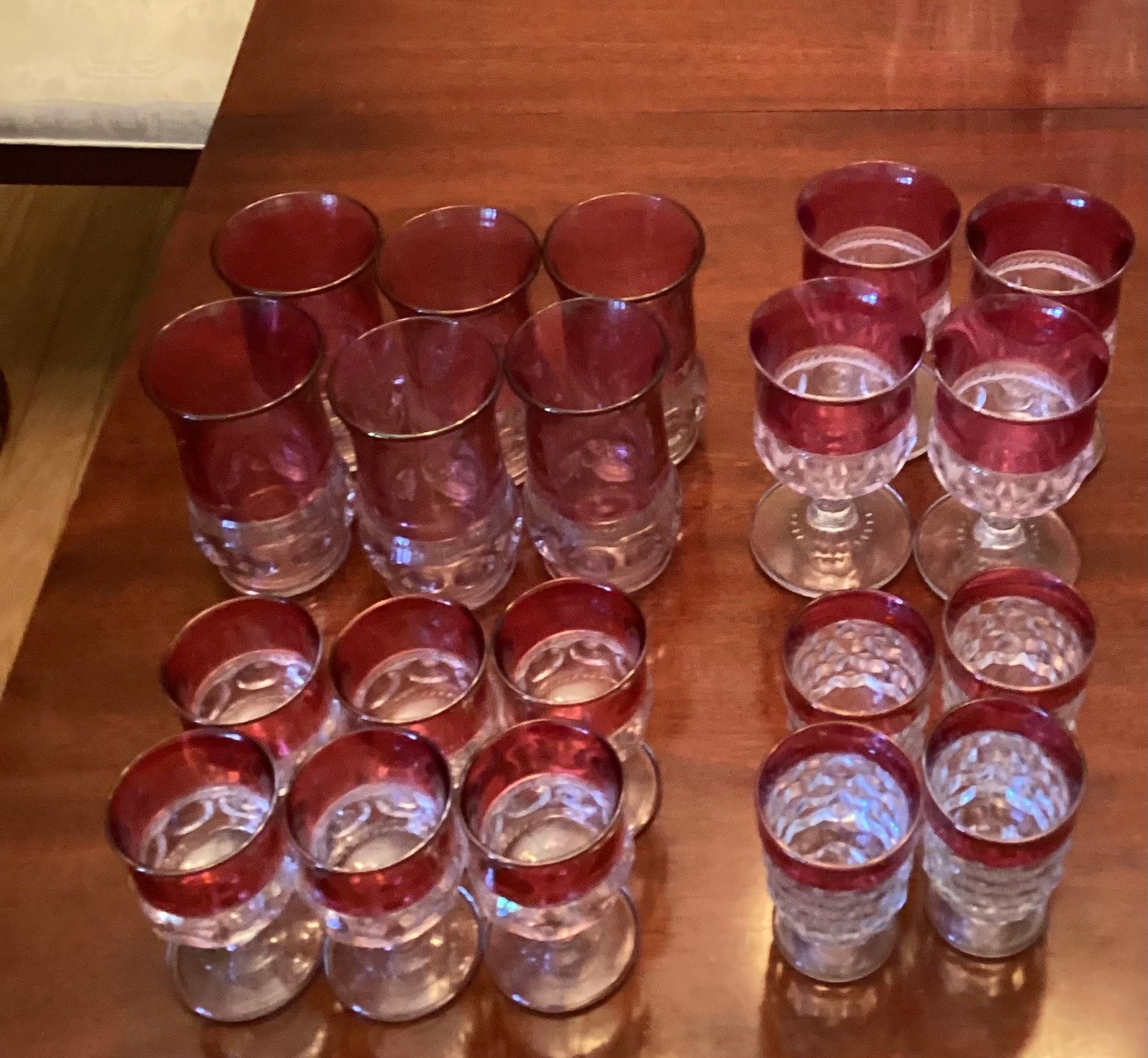 VARIOUS  VINTAGE  KING’S CROWN  by TIFFIN-FRANCISCAN 