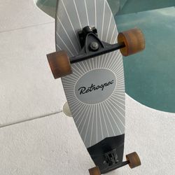 Zed Pewter Pointe 44" Top Mount Bamboo Kicktail Longboard