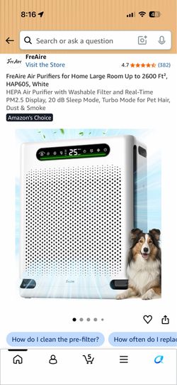 FreAire HEPA Air Purifier – Brand New