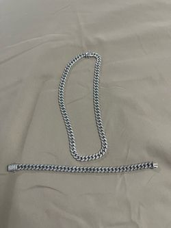 Cadena y pulso de plata 925