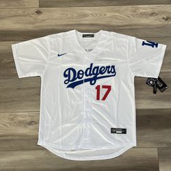 NWT Mookie Betts Stitched Mens Los Angeles Dodgers Jersey #50 White Size LARGE