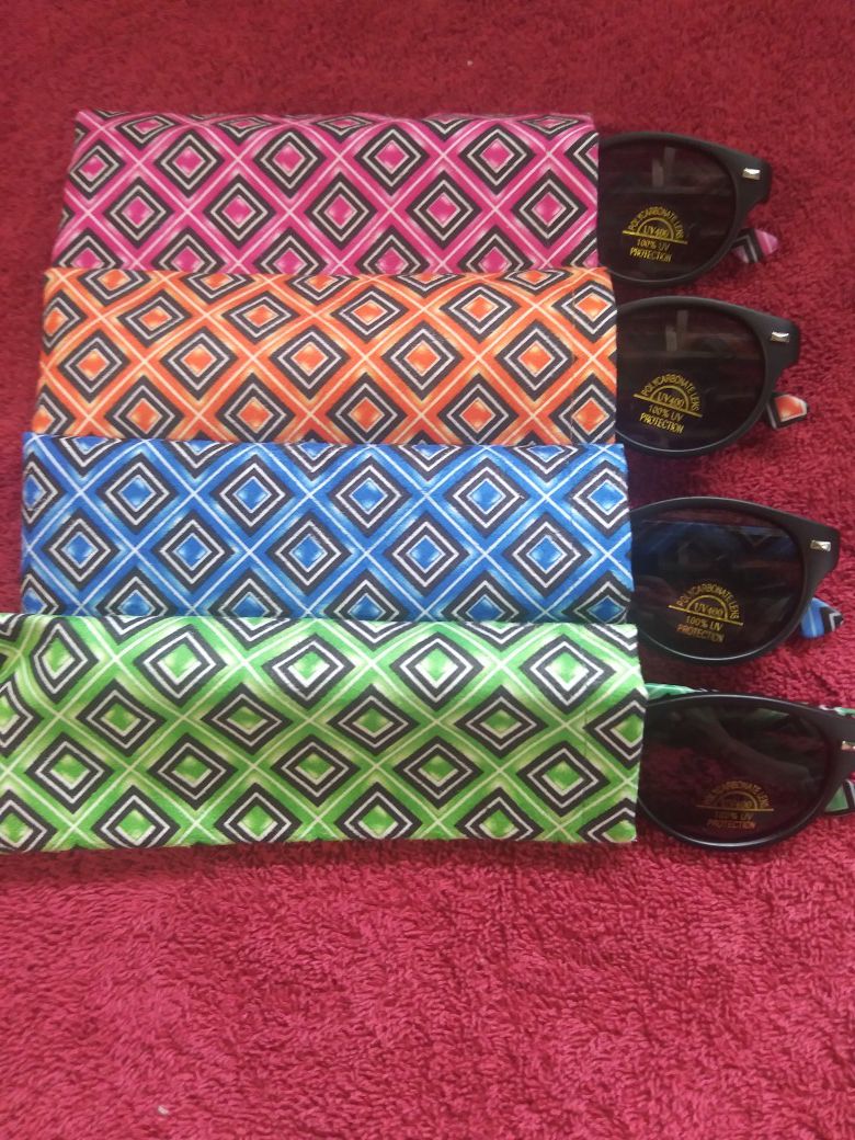 Brand new Del Rey Aztec pattern sunglasses