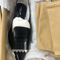 Micheal Kors Collection Lucie Runway Black Heel 