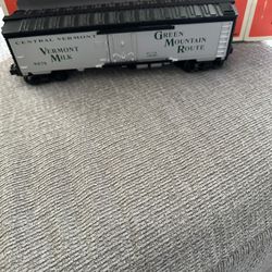 Lionel Central Vermont Woodside Reefer O Scale Train Car
