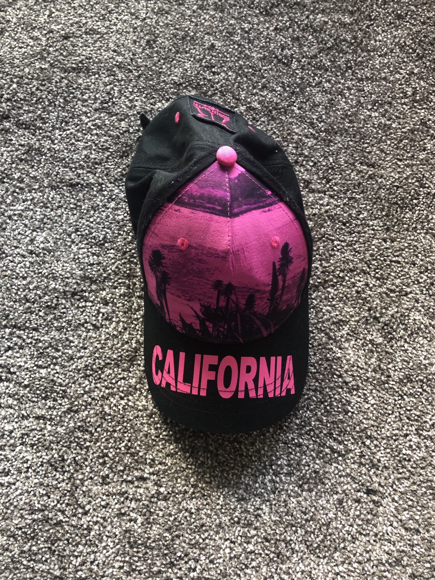 Black & Pink Robin Ruth California Hat $5