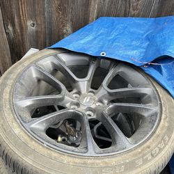 Dodge Charger wheels with tires