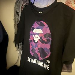 Purple Camo Bape Tee