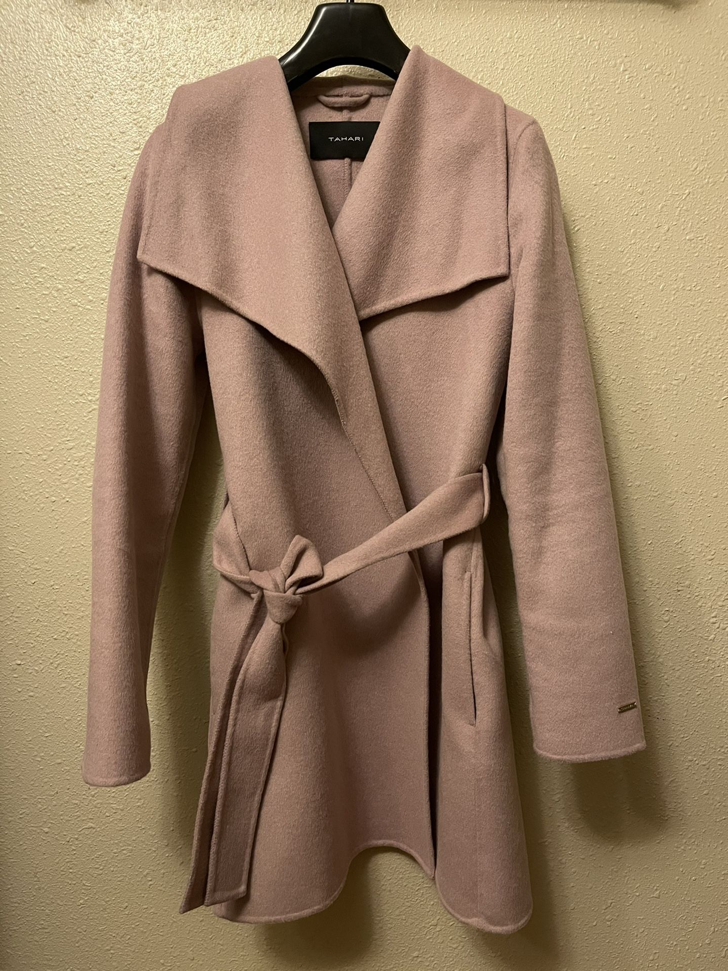 tahari ella wrap coat