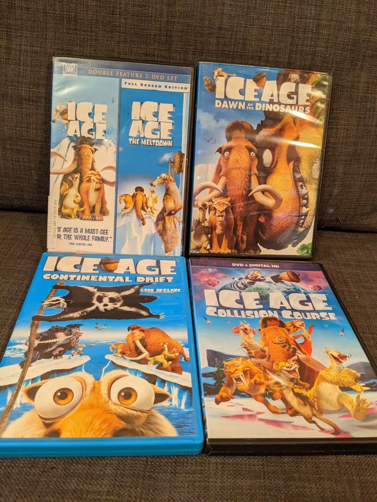 Ice Age 1 To 5 DVD Bundle!