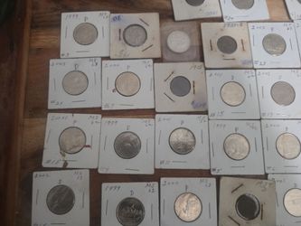 US Coin Collection in Cardboard Holders