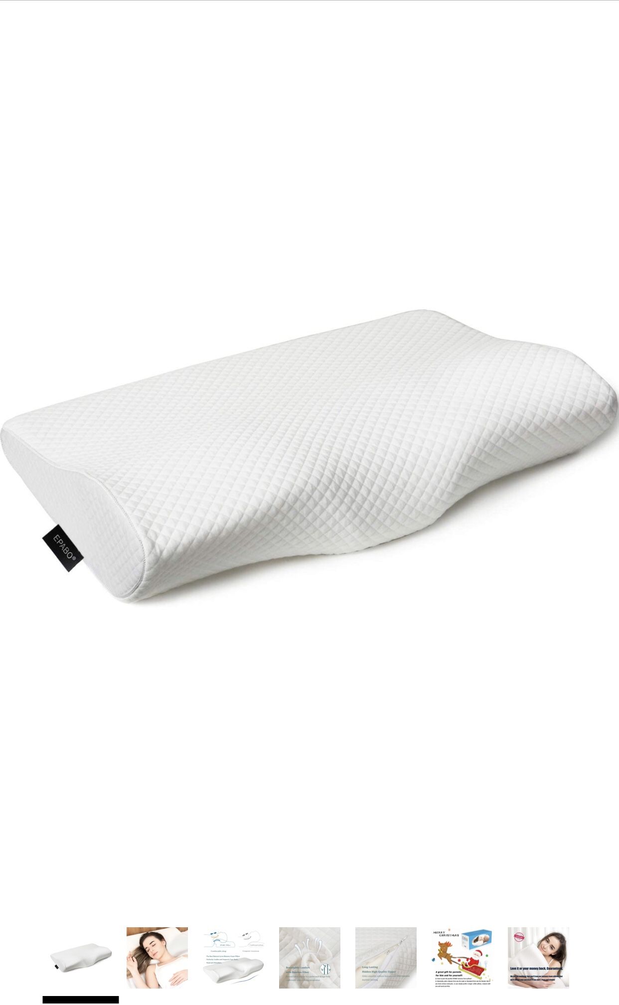 4.2 out of 5 stars 23,623 Reviews EPABO Contour Memory Foam Pillow Orthopedic Sleeping Pillows, Ergonomic Cervical Pillow for Neck Pain - for Side Sl