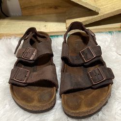 BIRKENSTOCK MILANO Oiled Leather Habana Sandals Shoes EUR 42 women 11 men 9