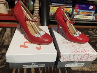 Brand New Red Ladies Heels size 8 & 8 1/2