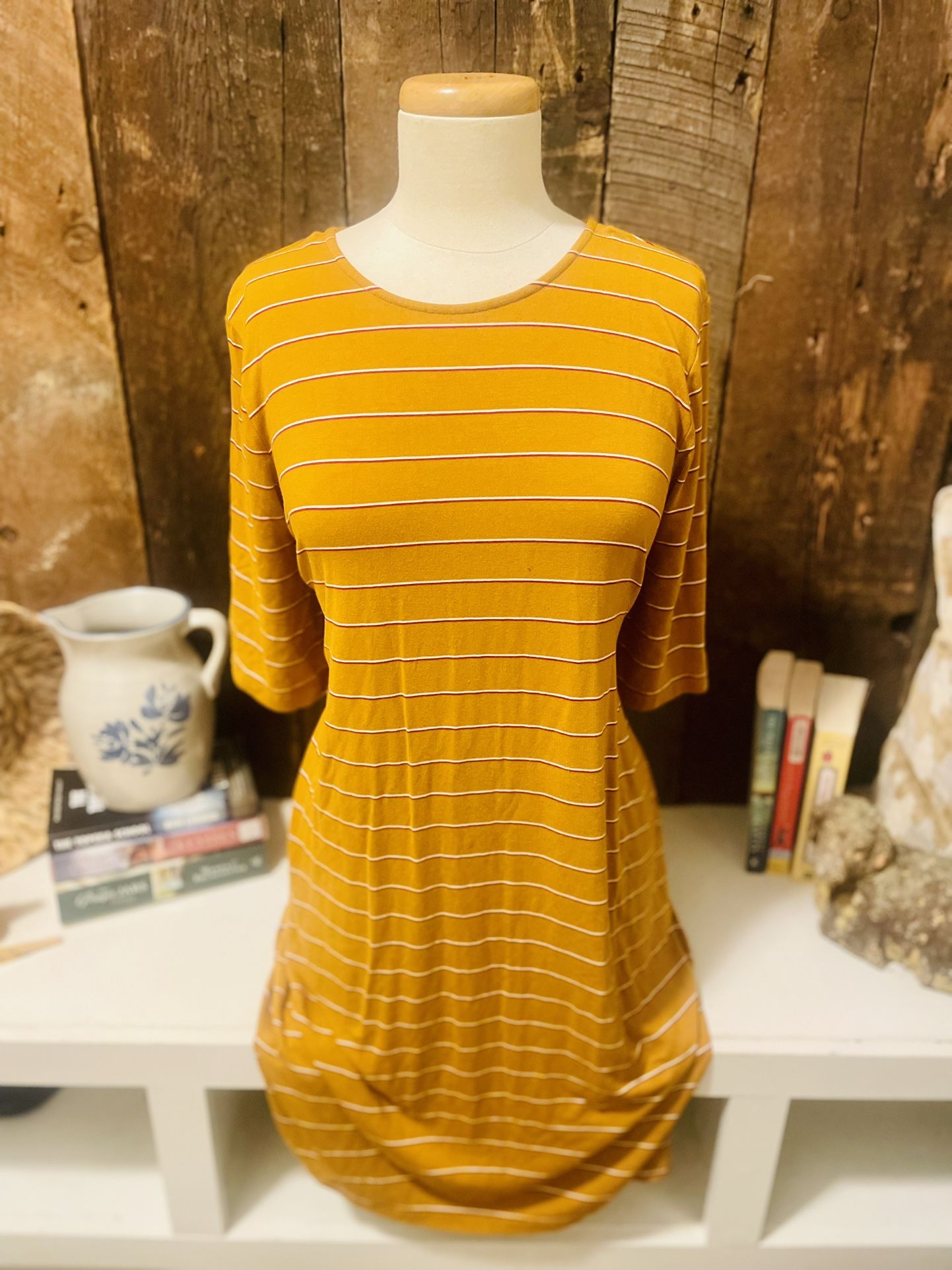 Old Navy Mustard Colored Tunic Dress NWOT Size XL