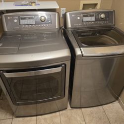 LG Top load Electric Washer And dryer